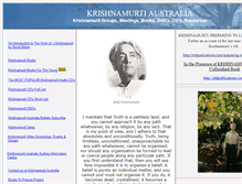 Tablet Screenshot of krishnamurtiaustralia.org